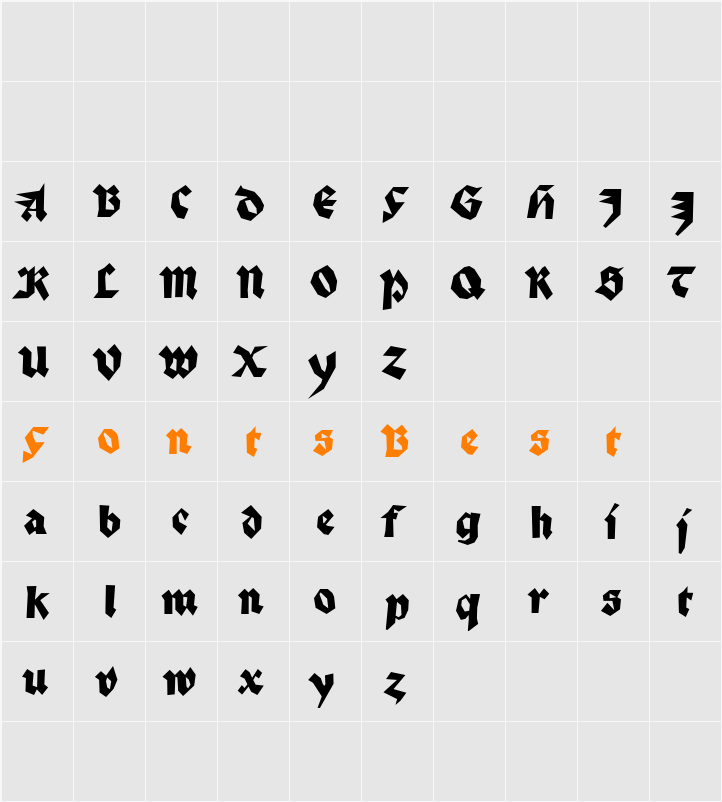 Palmona Character Map