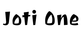 Joti One Font Image