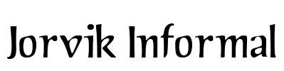 Jorvik Informal Font Image