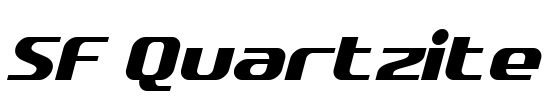 SF Quartzite Font Image