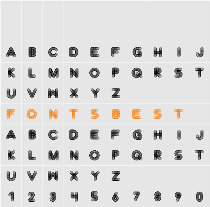 Slinkster v9 Character Map