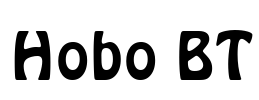 Hobo BT Font Image