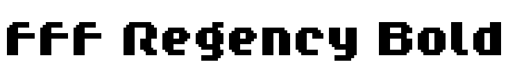 FFF Regency Bold Font Image