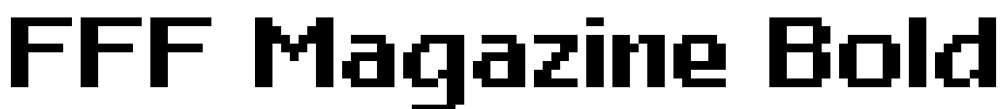 FFF Magazine Bold Font Image