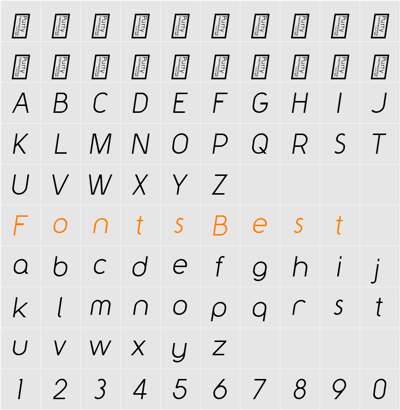 359-CAI978 Character Map