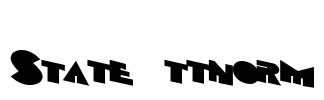 State ttnorm Font Image