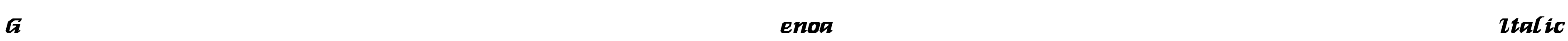GenoaItalic