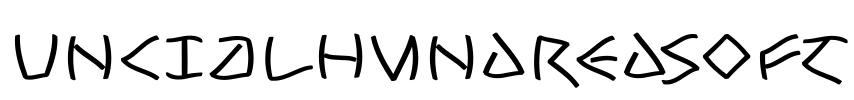UncialHundredSoft Font Image