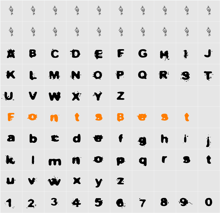 Not now I have a headache! Character Map