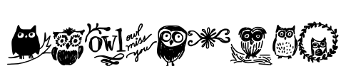 Owlmazing Font Image