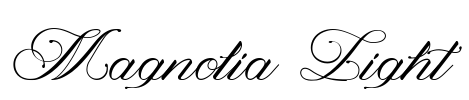 Magnolia Light Font Image