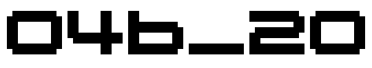 04b_20 Font Image