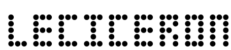 Leciceron Font Image