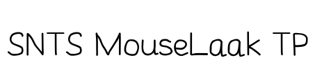 SNTS MouseLaak TP Font Image