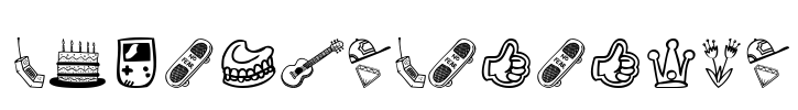 Life Style Memory Font Image