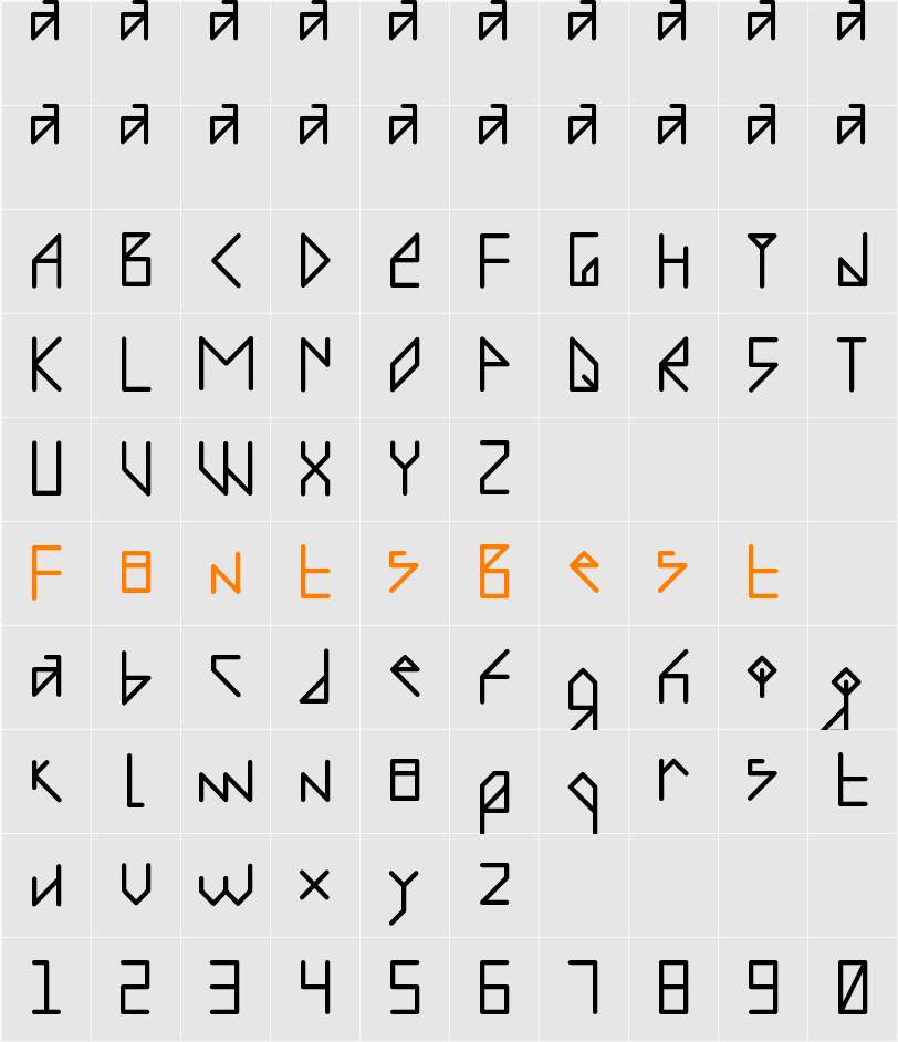 Recombinante Character Map