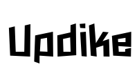 Updike Font Image
