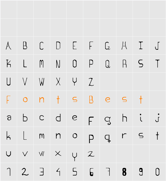 Reading point Character Map