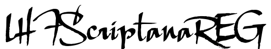 LHFScriptanaREG Font Image
