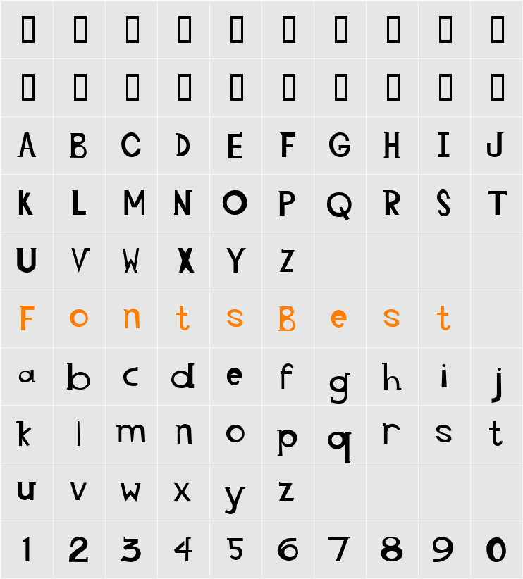 special product Character Map