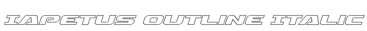 Iapetus Outline Italic