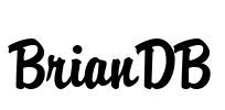 BrianDB Font Image