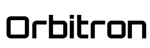Orbitron Font Image