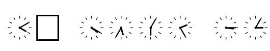 SP Uhr6 DB Font Image