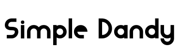 Simple Dandy Font Image