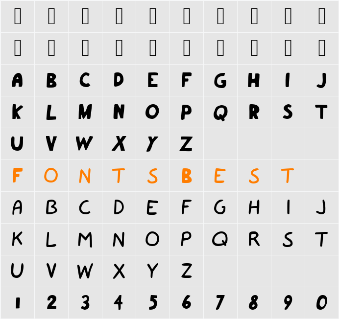 armfight Character Map