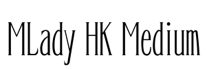 MLady HK Medium Font Image