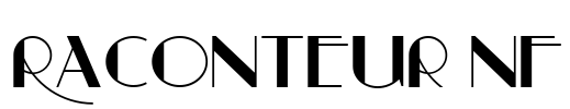 Raconteur NF Font Image