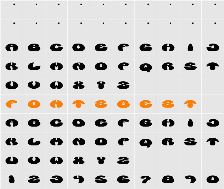 Manzyu__G Character Map