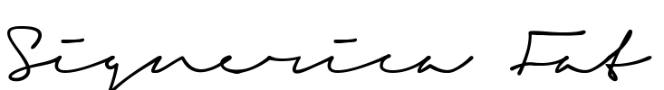 Signerica Fat Font Image