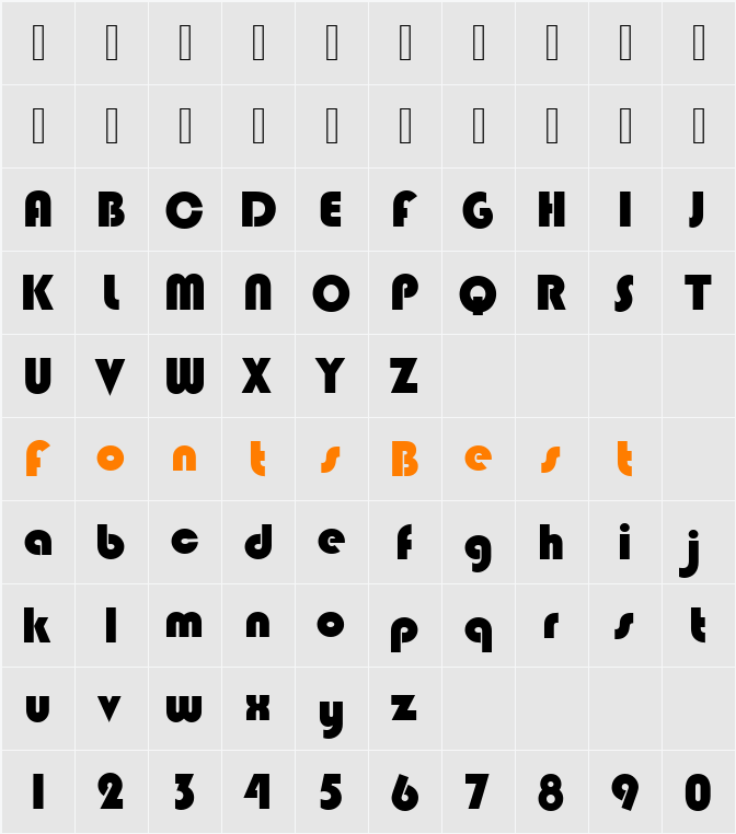 Blippo Becker Poster Character Map