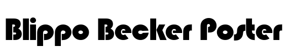 Blippo Becker Poster