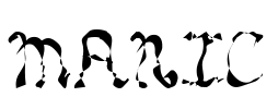 MANIC Font Image