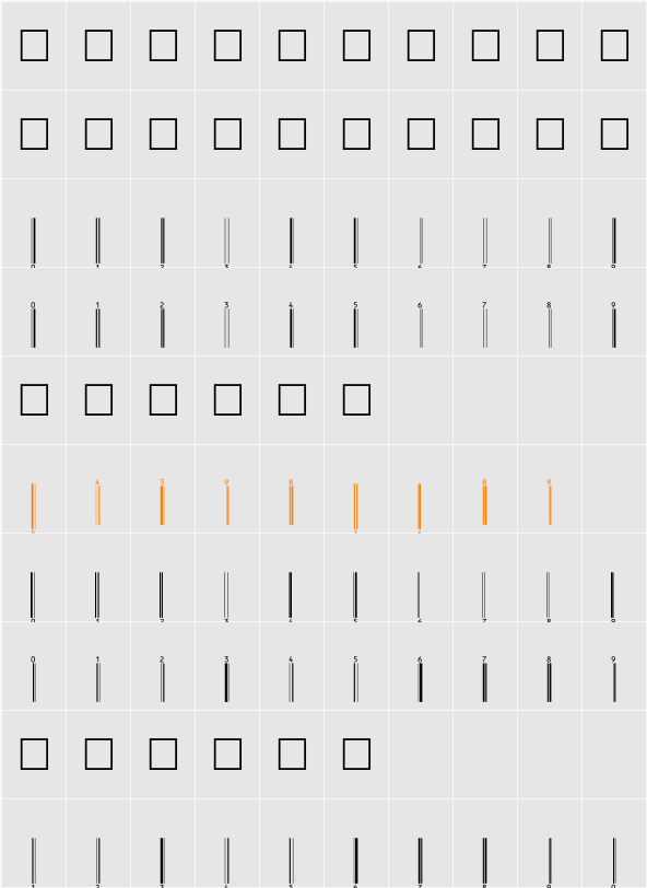 EanBwrP72Tt Character Map