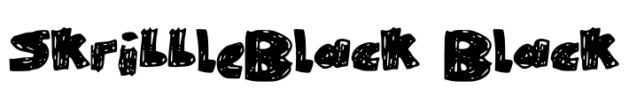 SkribbleBlack Black Font Image