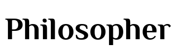 Philosopher Font Image