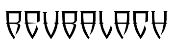 Reubalach Font Image