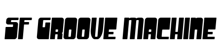 SF Groove Machine Font Image