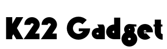 K22 Gadget Font Image