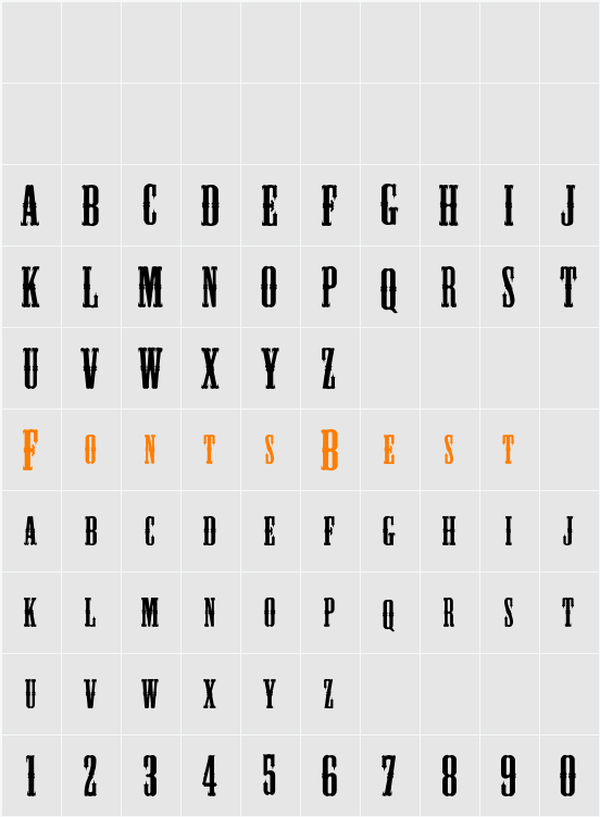 BlackHawk Character Map