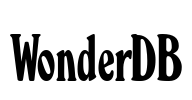 WonderDB Font Image