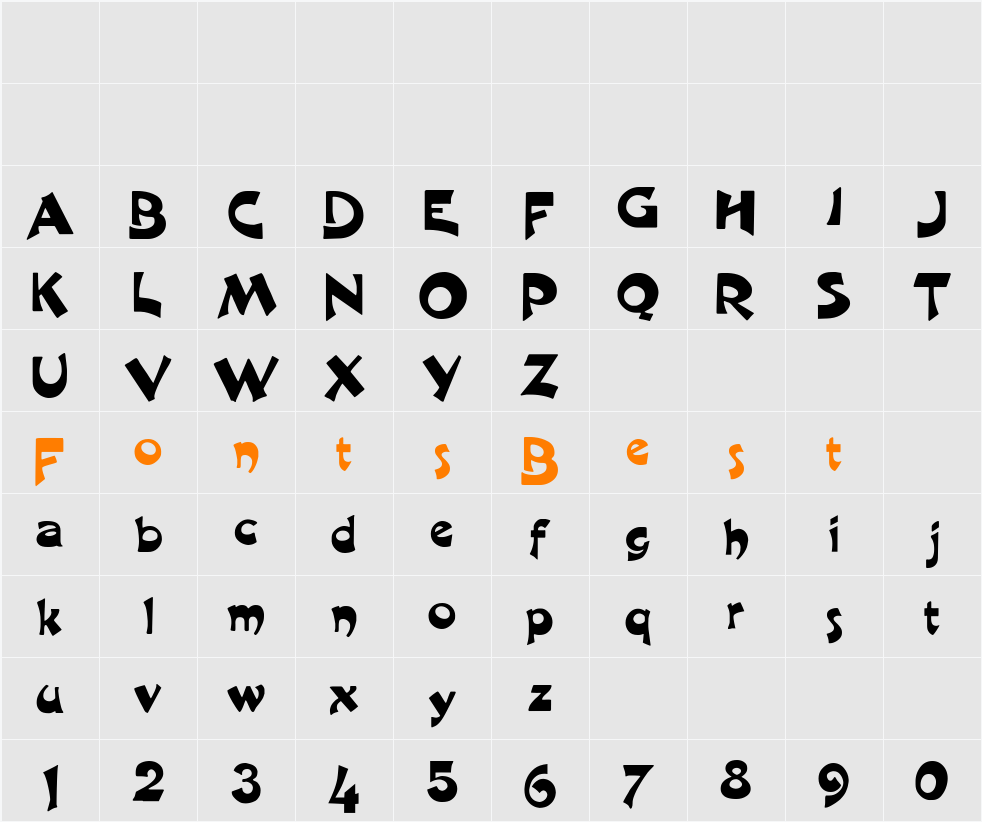 Harquil Character Map