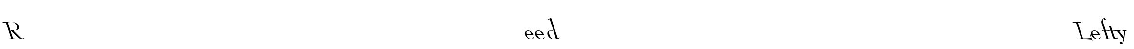 Reed Lefty Font Image