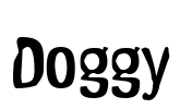 Doggy Font Image