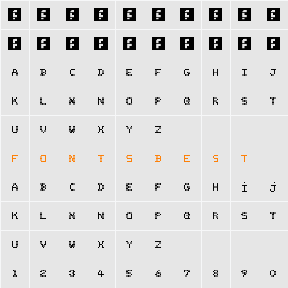 FS Blok SC Character Map
