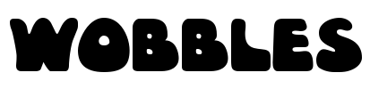 Wobbles Font Image